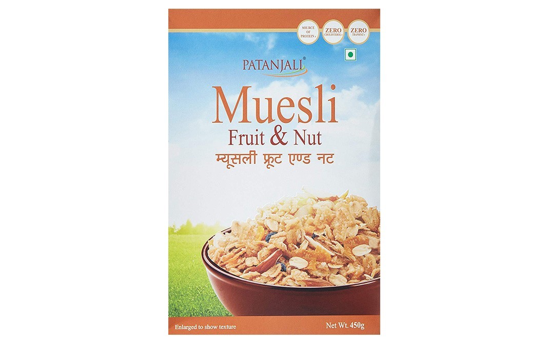 Patanjali Muesli Fruit & Nut    Box  450 grams